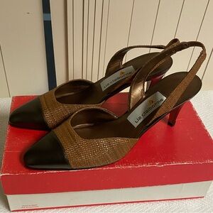 Vintage LizClaiborn sling back pumps